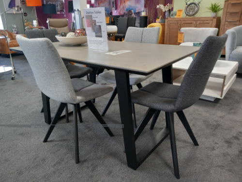 140cm Table With 4 Chairs