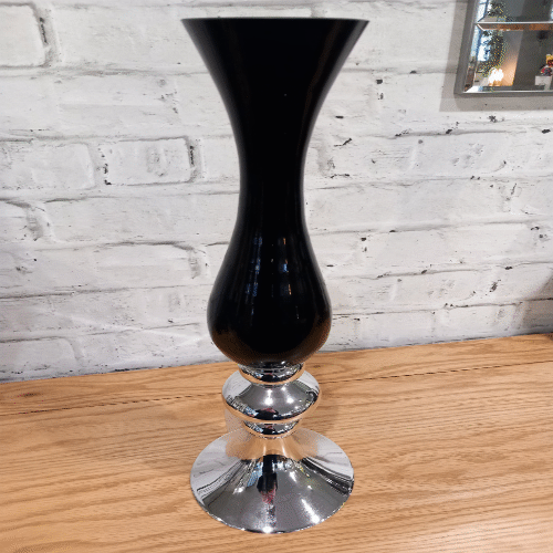Black & Silver Vase