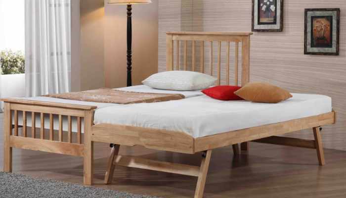 Single Guest Bed Oak