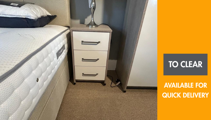 3 Drawer Bedside Chest