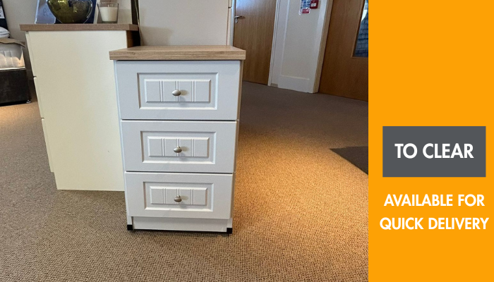 3 Drawer Bedside Chest