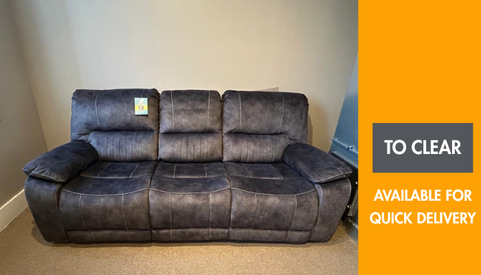 3 Seater Manual Recliner Sofa
