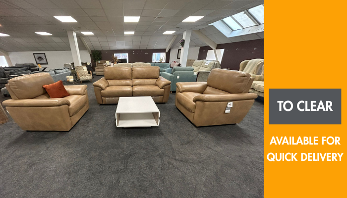 3 Seater Leather Power Recliner Sofa With 2 Standard Chairs