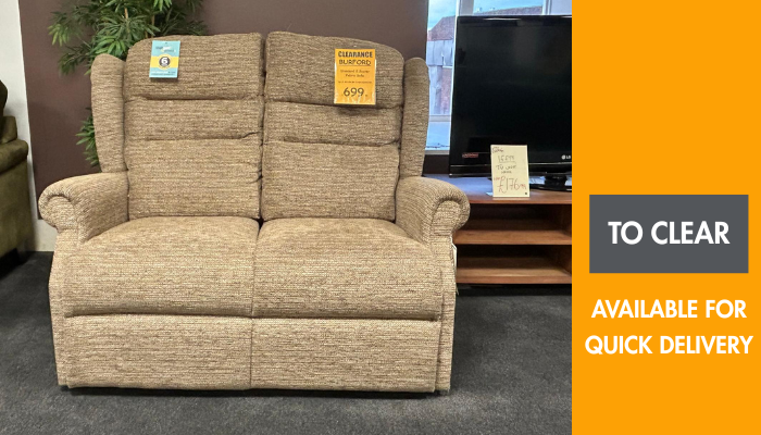 2 Seater Fabric Sofa