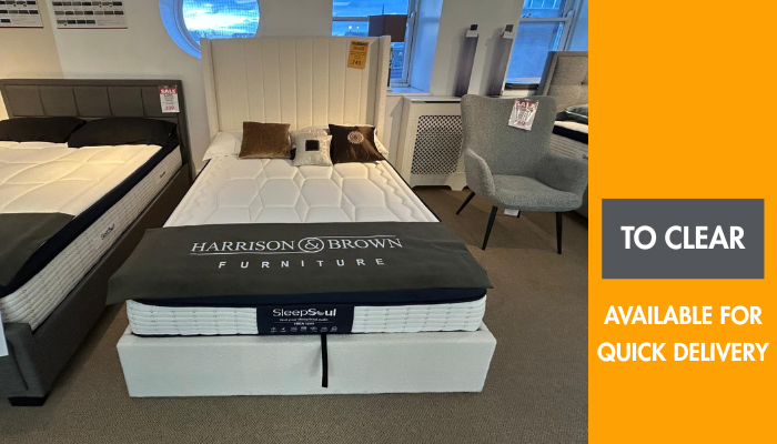 Double Ottoman Storage Bedframe With Mattress