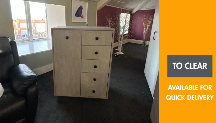 Tallboy With Cupboard And Drawers